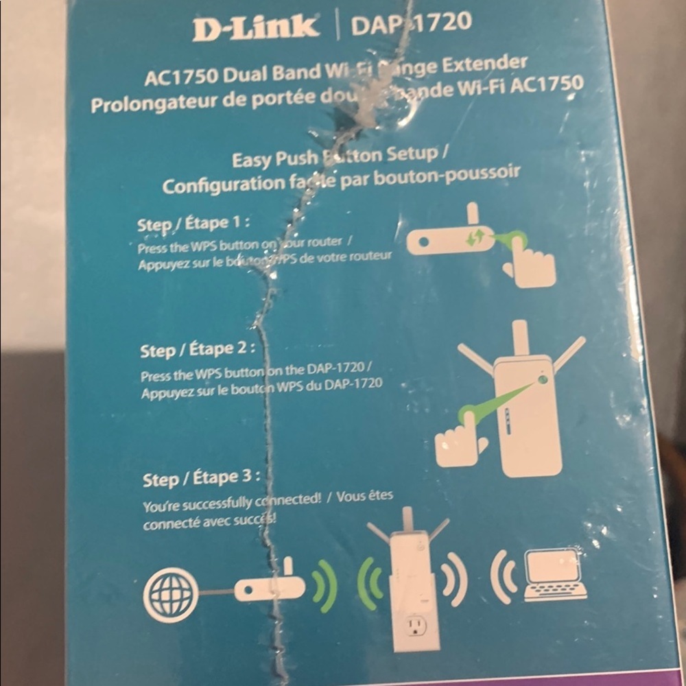 D-Link White Dual Band Wi-Fi Range Extender - Picture 3 of 5